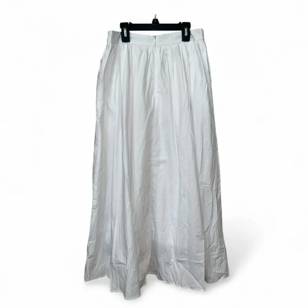 Commense White A-Line Full Maxi Skirt - Picture 6 of 11